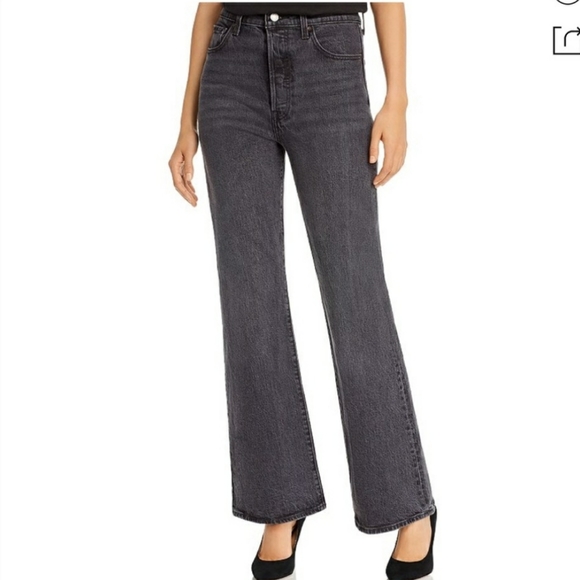 Levi's RIBCAGE Flare High Rise Jeans - Picture 4 of 5